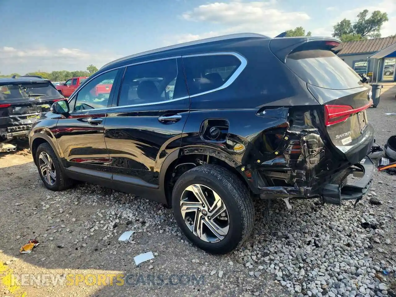 2 Photograph of a damaged car 5NMS2DAJ9PH534738 HYUNDAI SANTA FE 2023