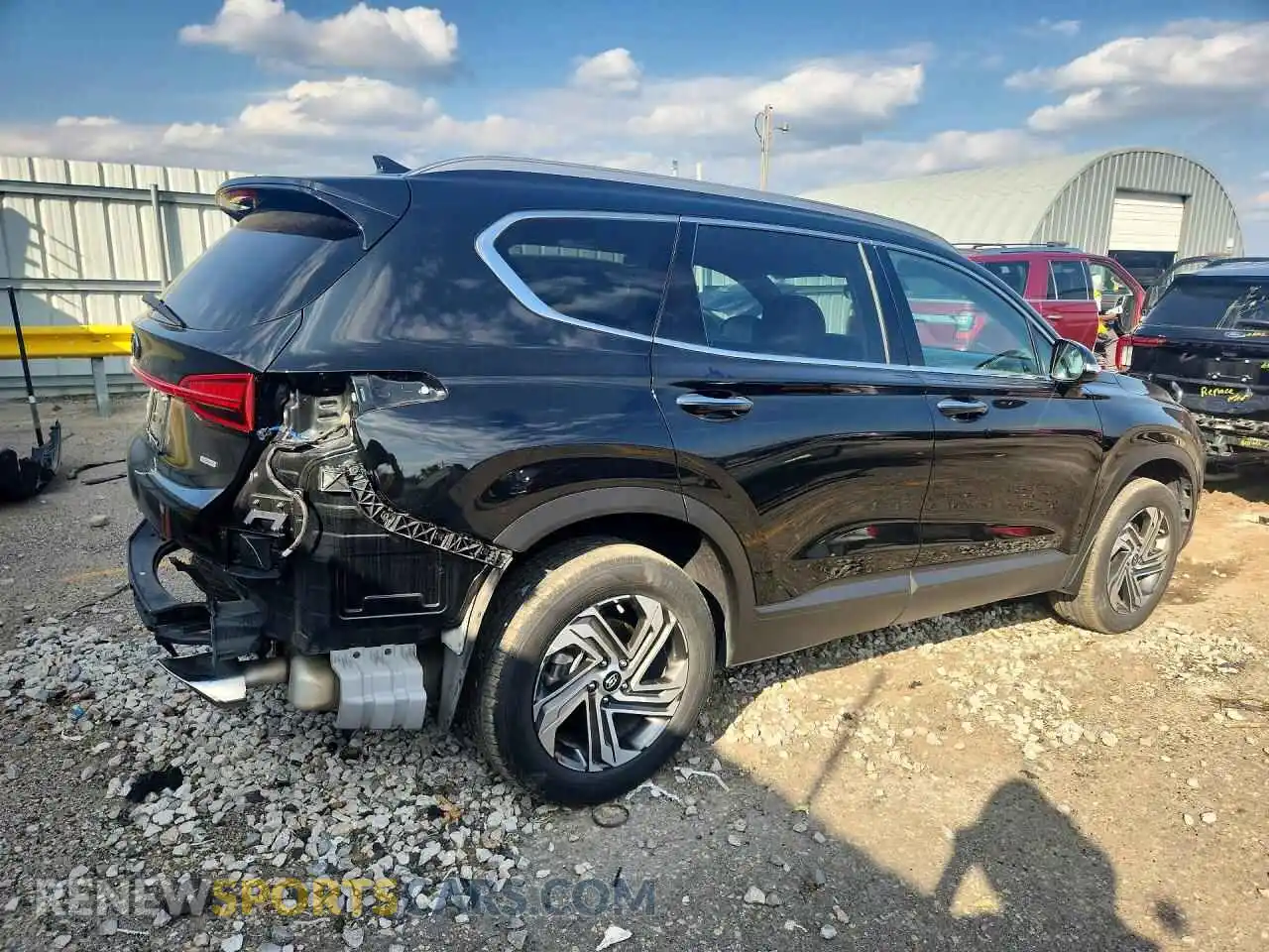 3 Photograph of a damaged car 5NMS2DAJ9PH534738 HYUNDAI SANTA FE 2023