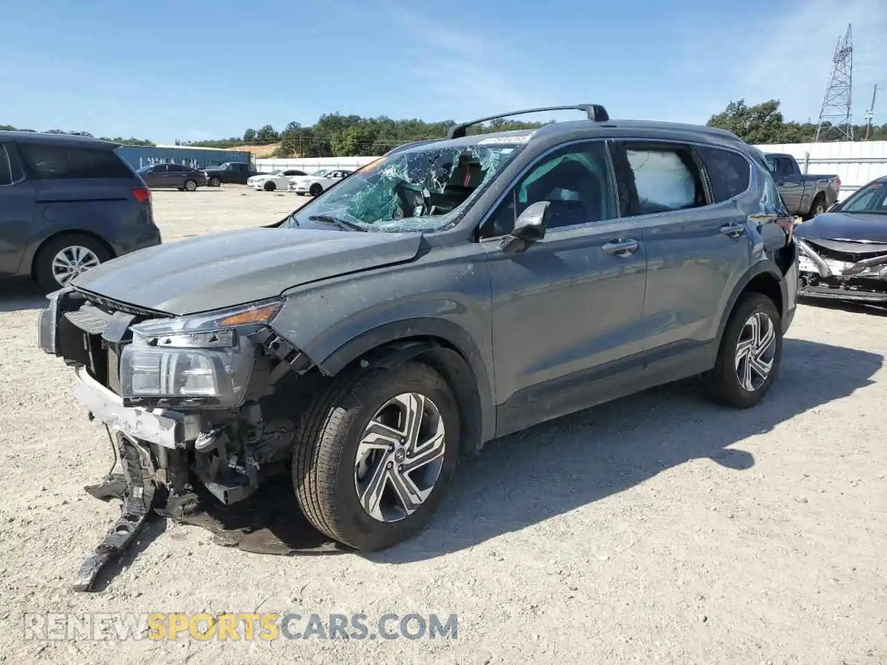 1 Photograph of a damaged car 5NMS2DAJ9PH596348 HYUNDAI SANTA FE 2023