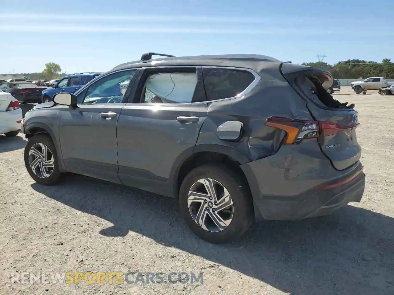 2 Photograph of a damaged car 5NMS2DAJ9PH596348 HYUNDAI SANTA FE 2023