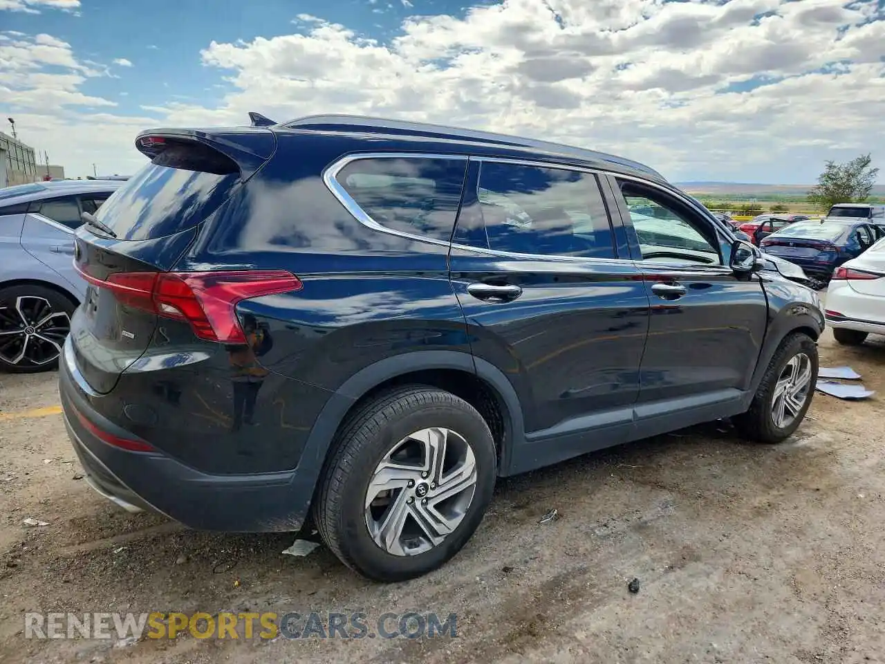 3 Photograph of a damaged car 5NMS2DAJ9PH609292 HYUNDAI SANTA FE 2023
