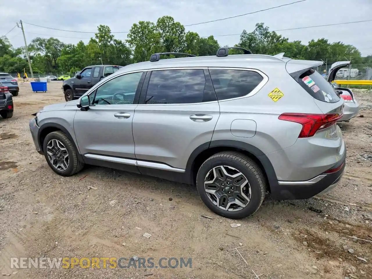 2 fotografías del automóvil dañado 5NMS3DA13PH011471 HYUNDAI SANTA FE 2023