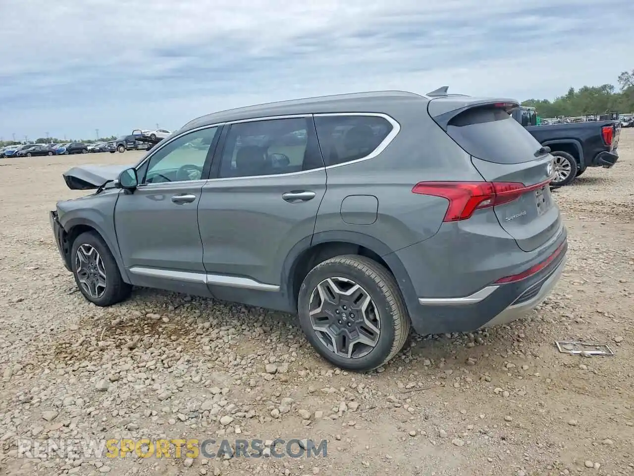 2 fotografías del automóvil dañado 5NMS3DA14PH020647 HYUNDAI SANTA FE 2023