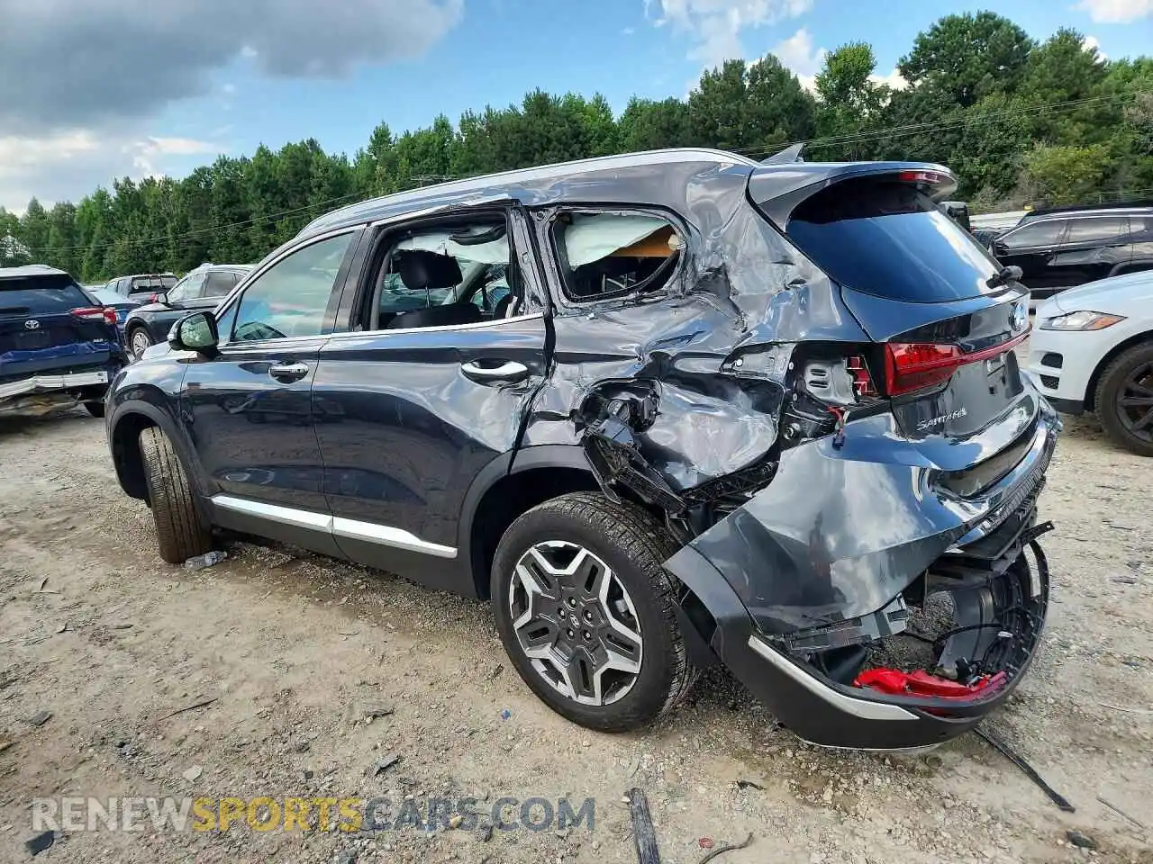 2 Photograph of a damaged car 5NMS3DA19PH010356 HYUNDAI SANTA FE 2023