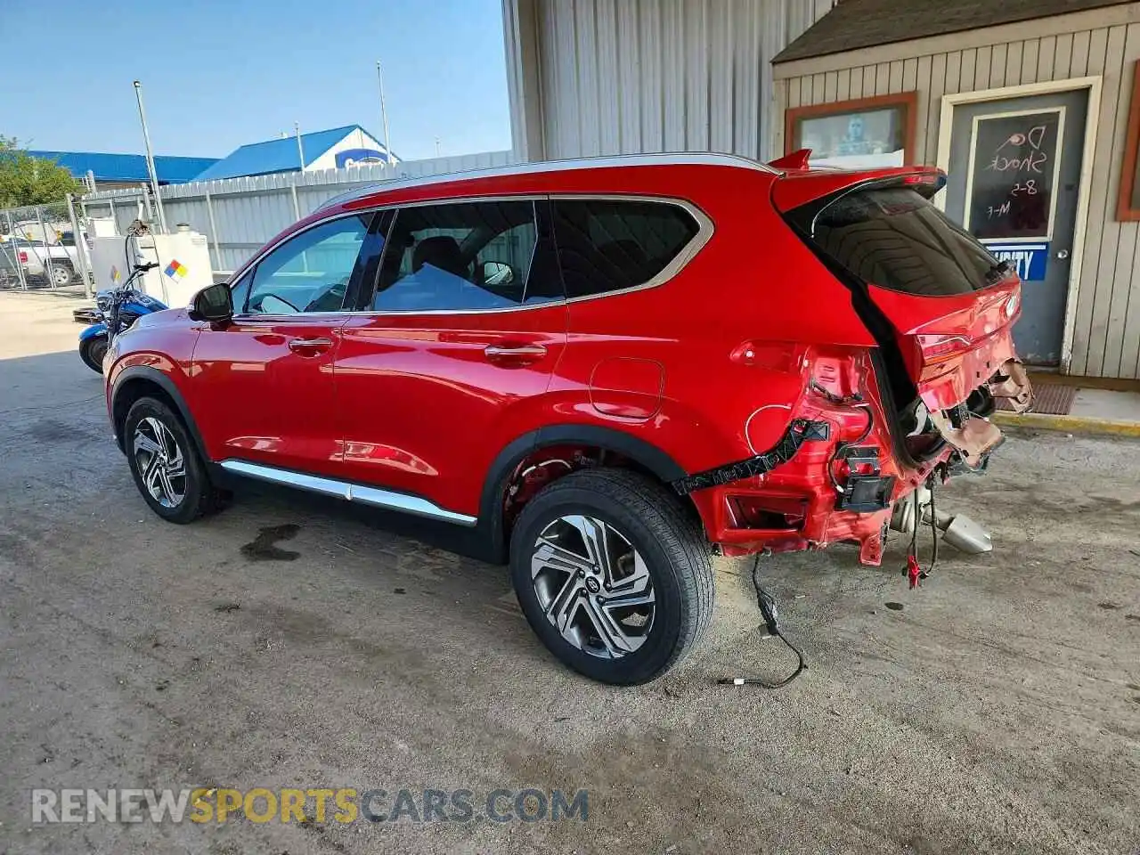 2 Photograph of a damaged car 5NMS3DAJ1PH533189 HYUNDAI SANTA FE 2023