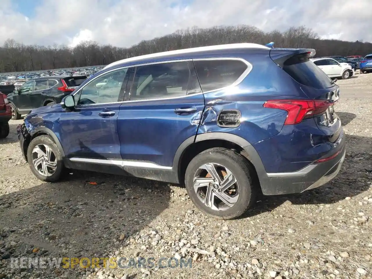 2 Photograph of a damaged car 5NMS3DAJ3PH593572 HYUNDAI SANTA FE 2023