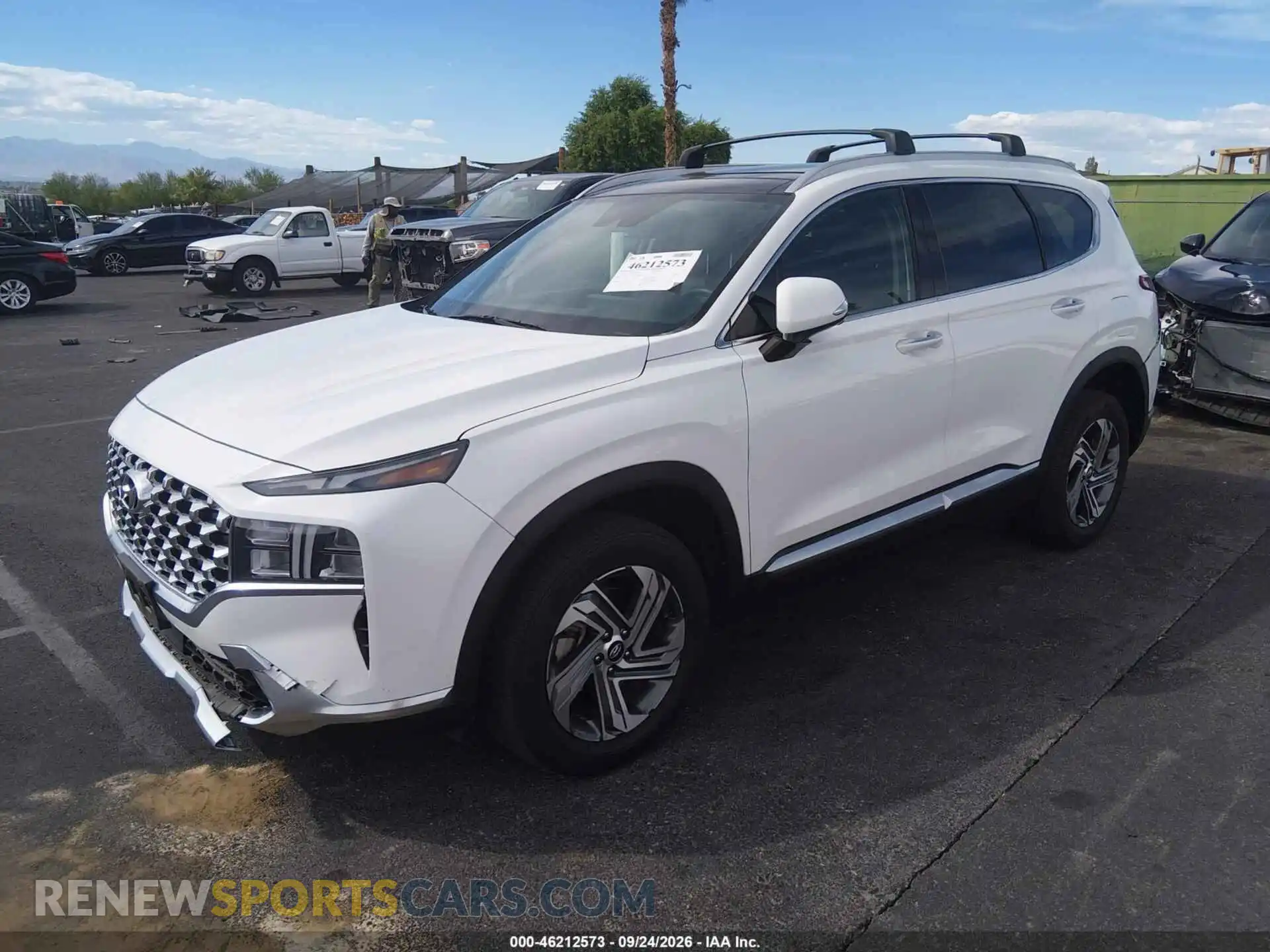 2 fotografías del automóvil dañado 5NMS3DAJ4PH519738 HYUNDAI SANTA FE 2023