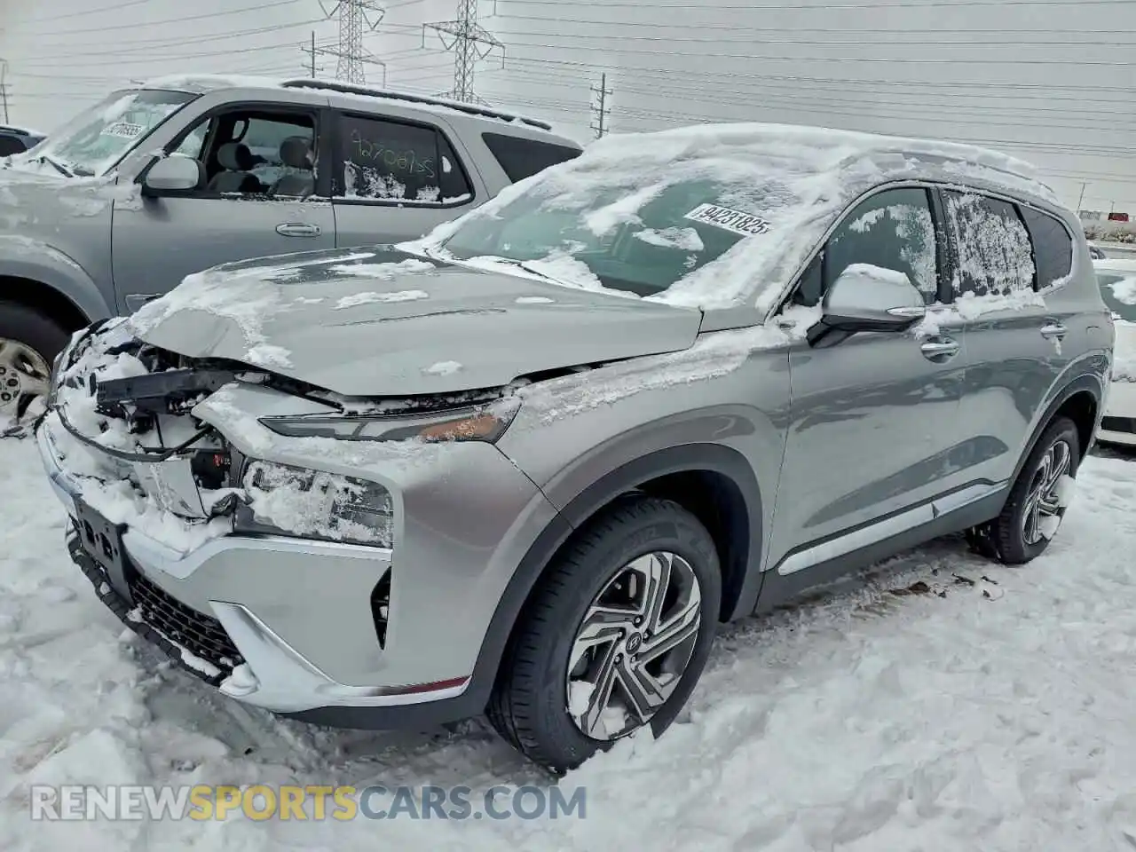 1 Photograph of a damaged car 5NMS3DAJ7PH531091 HYUNDAI SANTA FE 2023