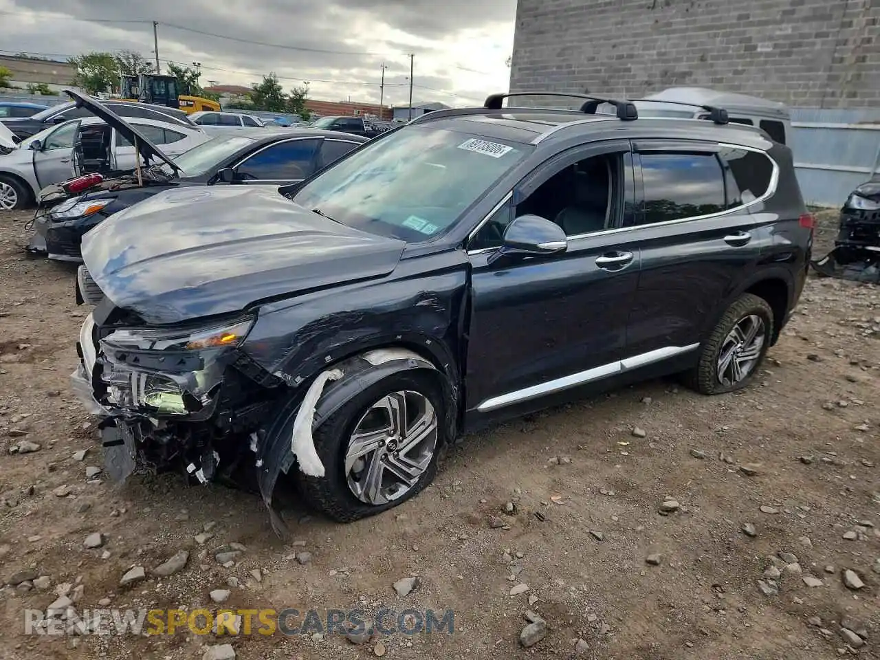 1 fotografías del automóvil dañado 5NMS3DAJ7PH641395 HYUNDAI SANTA FE 2023