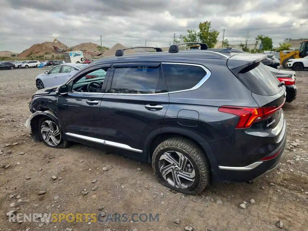 2 fotografías del automóvil dañado 5NMS3DAJ7PH641395 HYUNDAI SANTA FE 2023