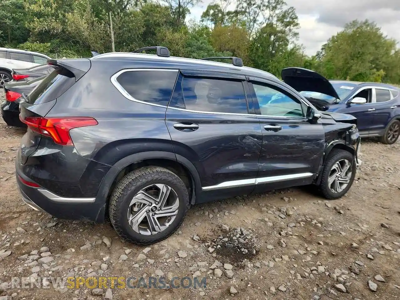 3 fotografías del automóvil dañado 5NMS3DAJ7PH641395 HYUNDAI SANTA FE 2023