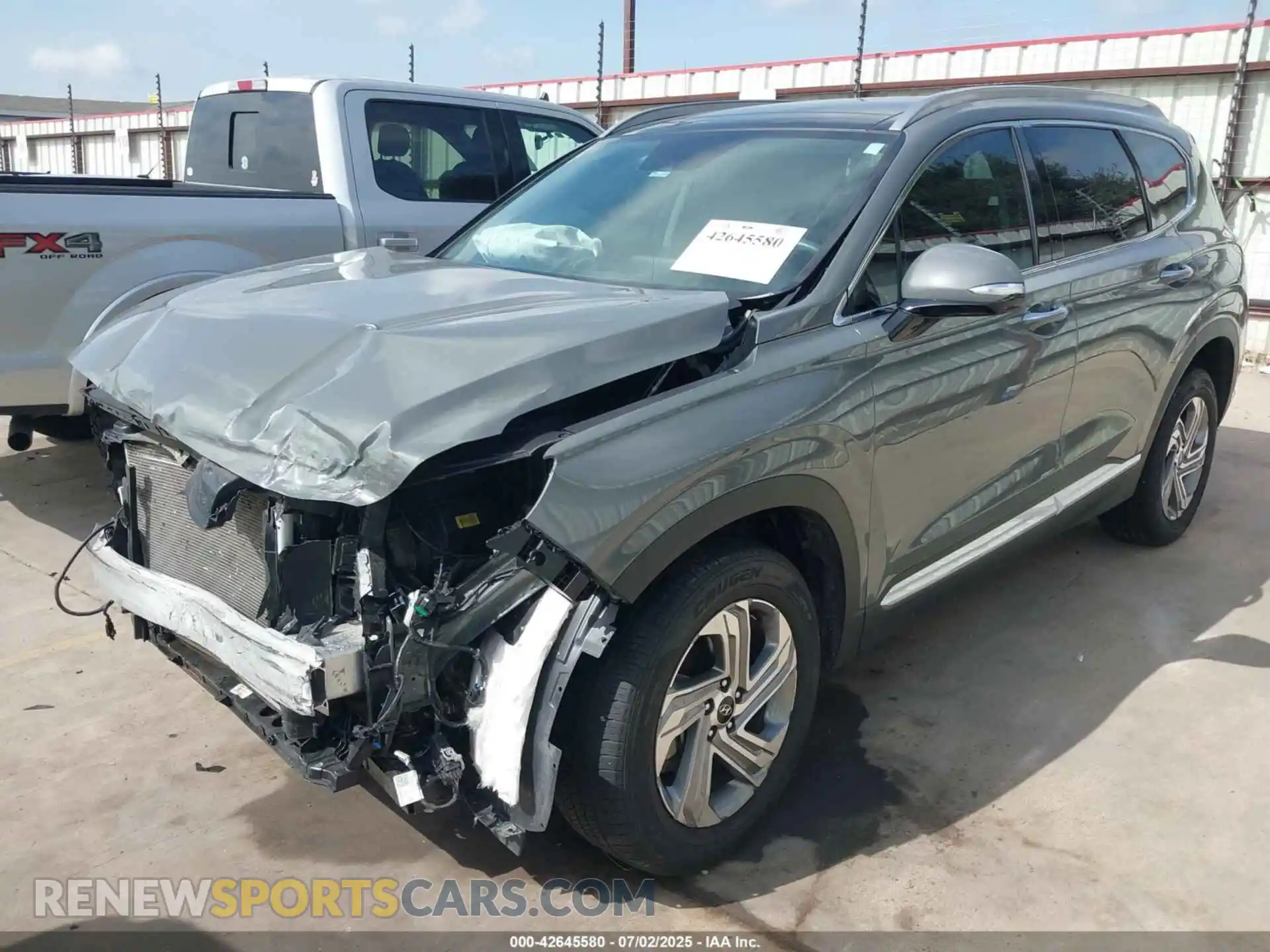 2 Photograph of a damaged car 5NMS3DAJ8PH569820 HYUNDAI SANTA FE 2023