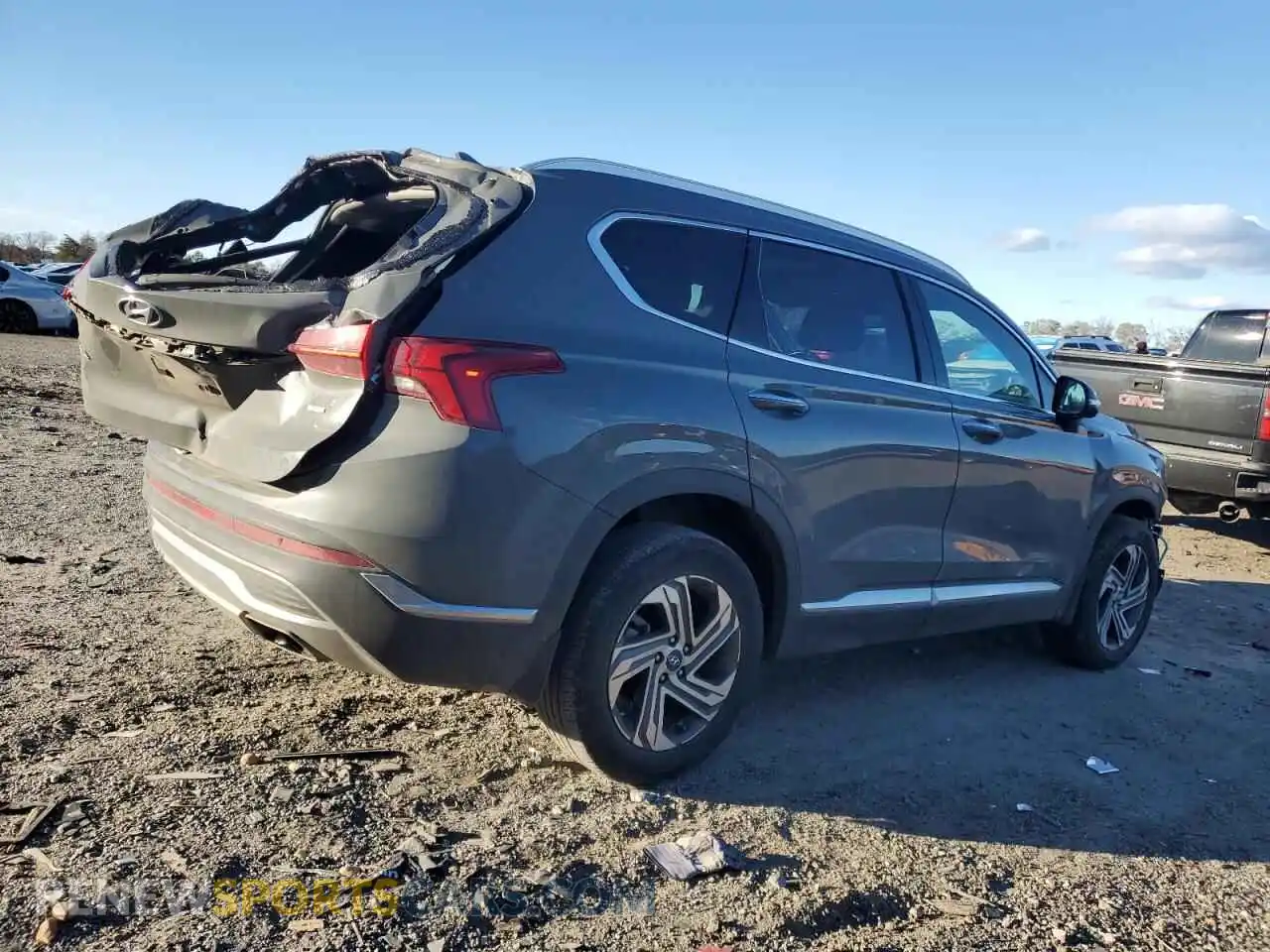 3 Photograph of a damaged car 5NMS3DAJ8PH580056 HYUNDAI SANTA FE 2023