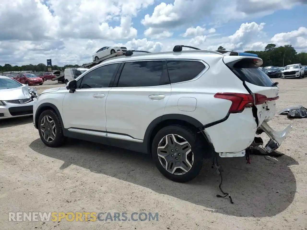 2 Photograph of a damaged car 5NMS44AL5PH497103 HYUNDAI SANTA FE 2023