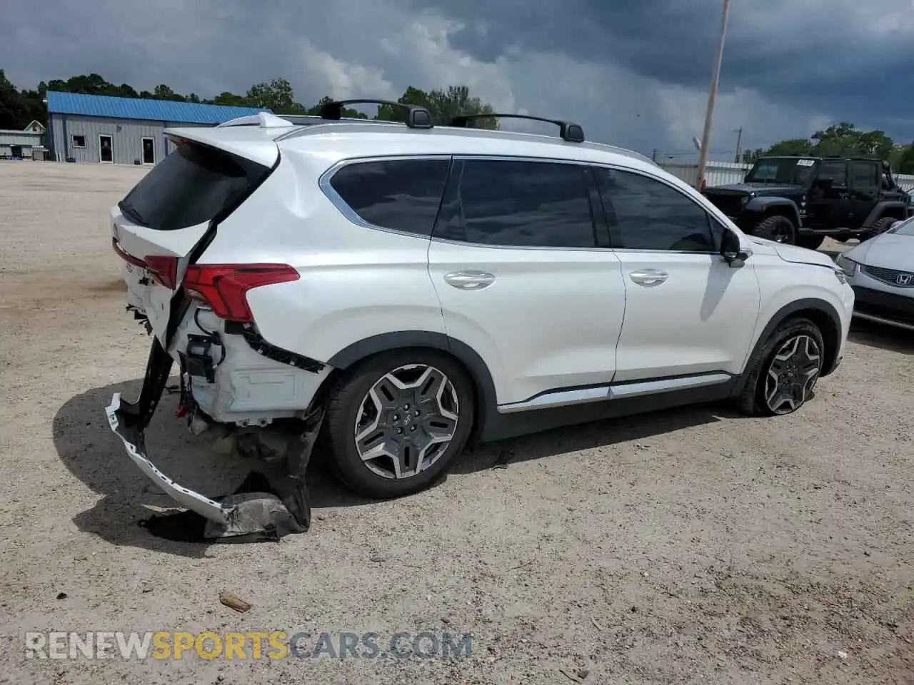 3 Photograph of a damaged car 5NMS44AL5PH497103 HYUNDAI SANTA FE 2023