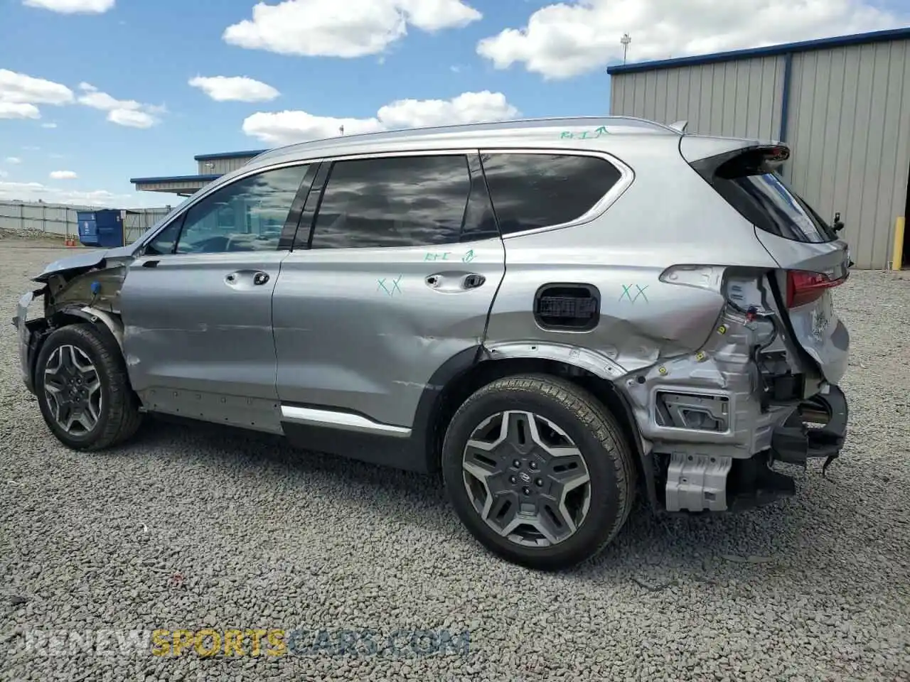 2 Photograph of a damaged car 5NMS44AL8PH564860 HYUNDAI SANTA FE 2023