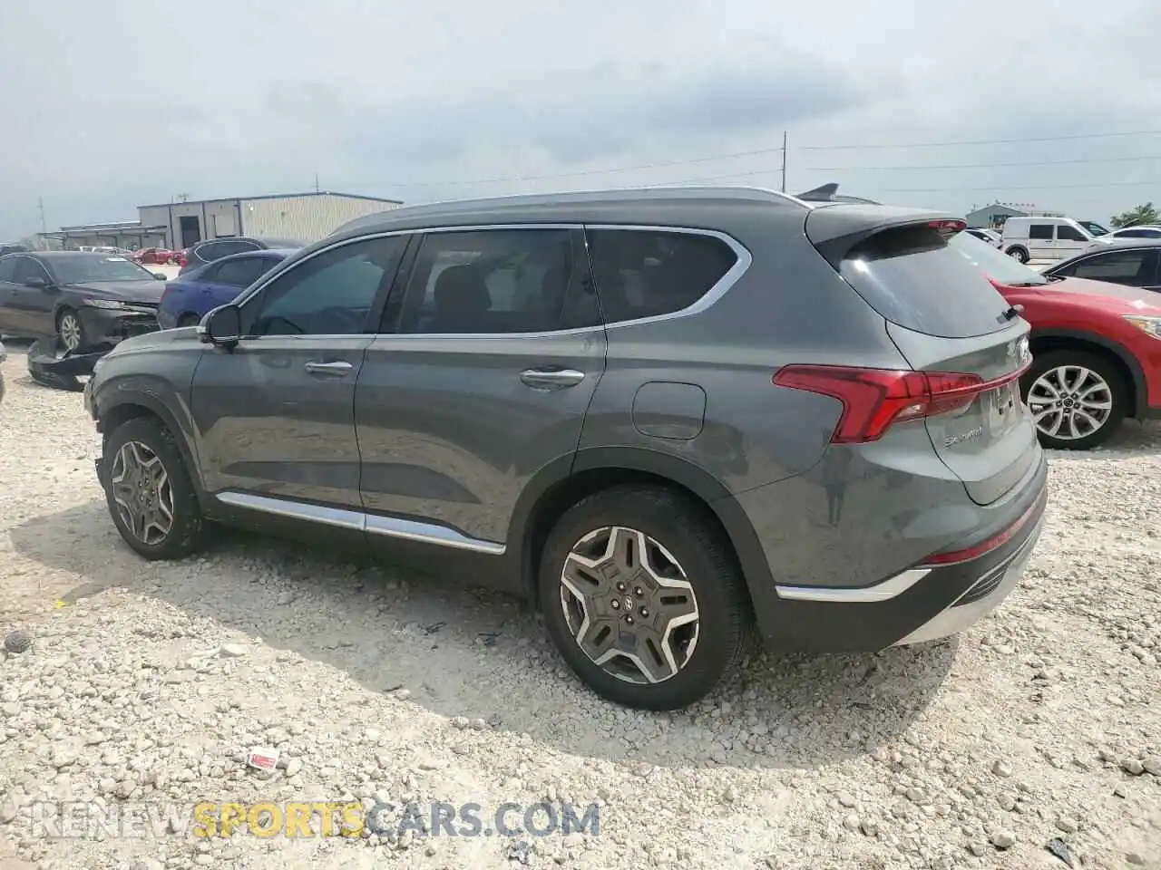 2 fotografías del automóvil dañado 5NMS44AL9PH568500 HYUNDAI SANTA FE 2023