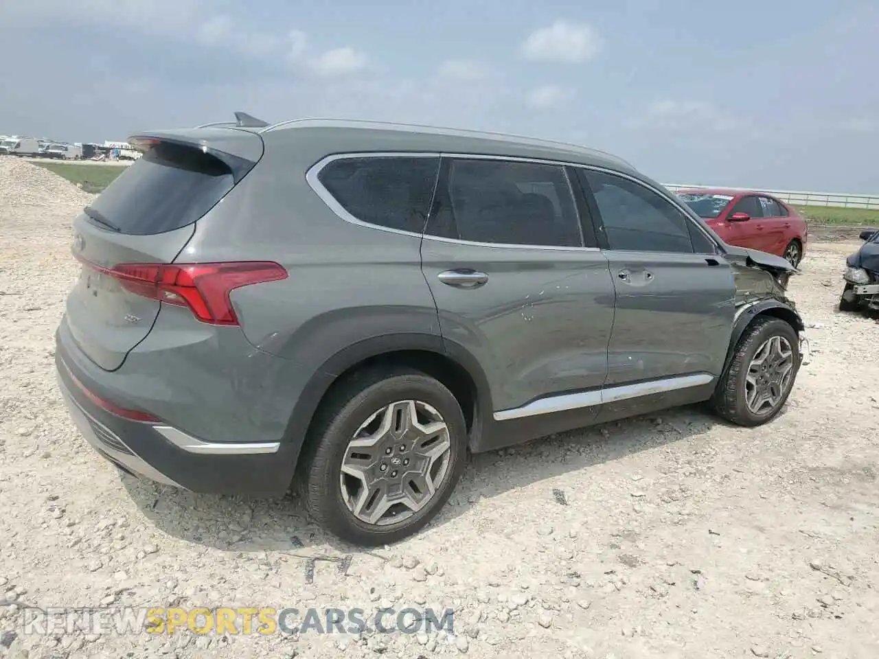 3 fotografías del automóvil dañado 5NMS44AL9PH568500 HYUNDAI SANTA FE 2023