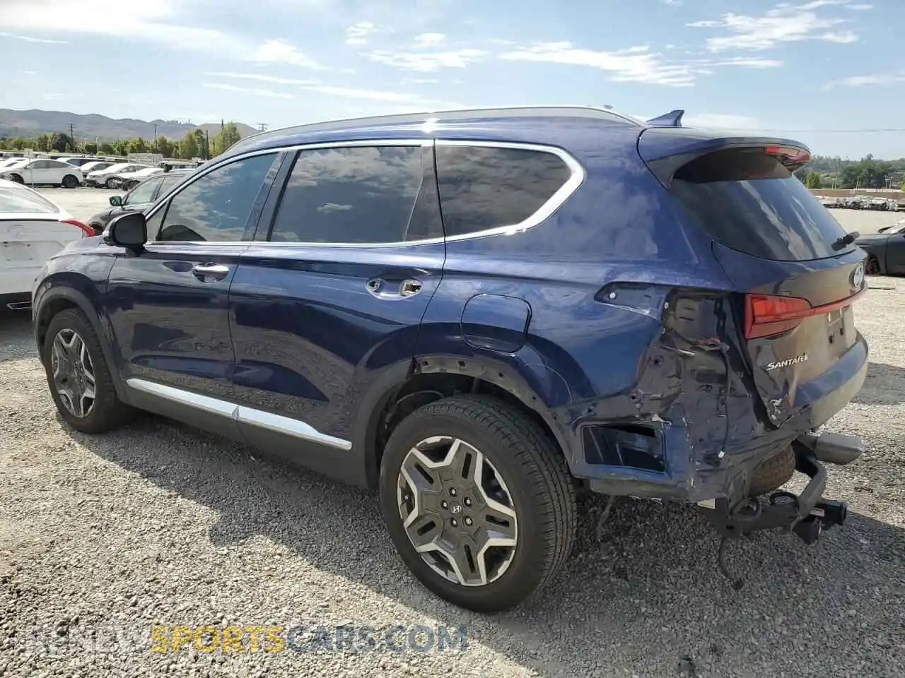 2 Фотография поврежденного автомобиля 5NMS44AL9PH580632 HYUNDAI SANTA FE 2023
