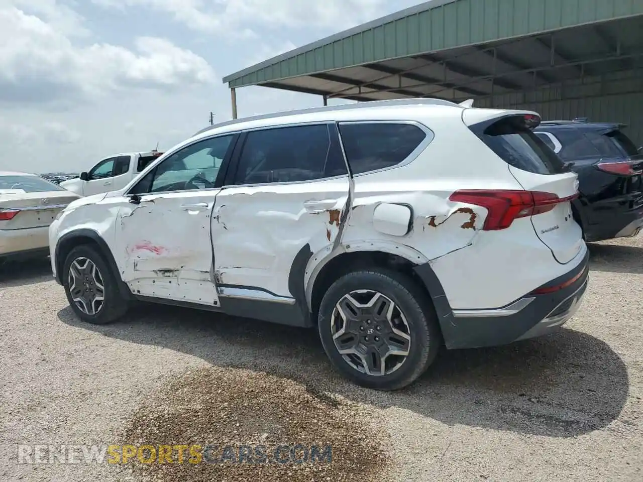 2 Photograph of a damaged car 5NMS4DAL2PH517081 HYUNDAI SANTA FE 2023