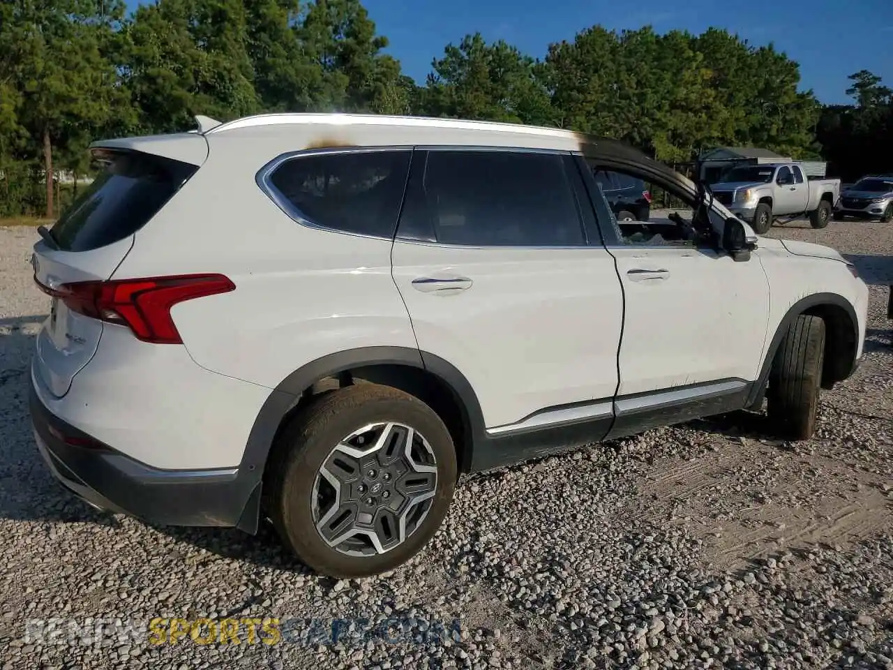 3 fotografías del automóvil dañado 5NMS4DAL3PH536433 HYUNDAI SANTA FE 2023