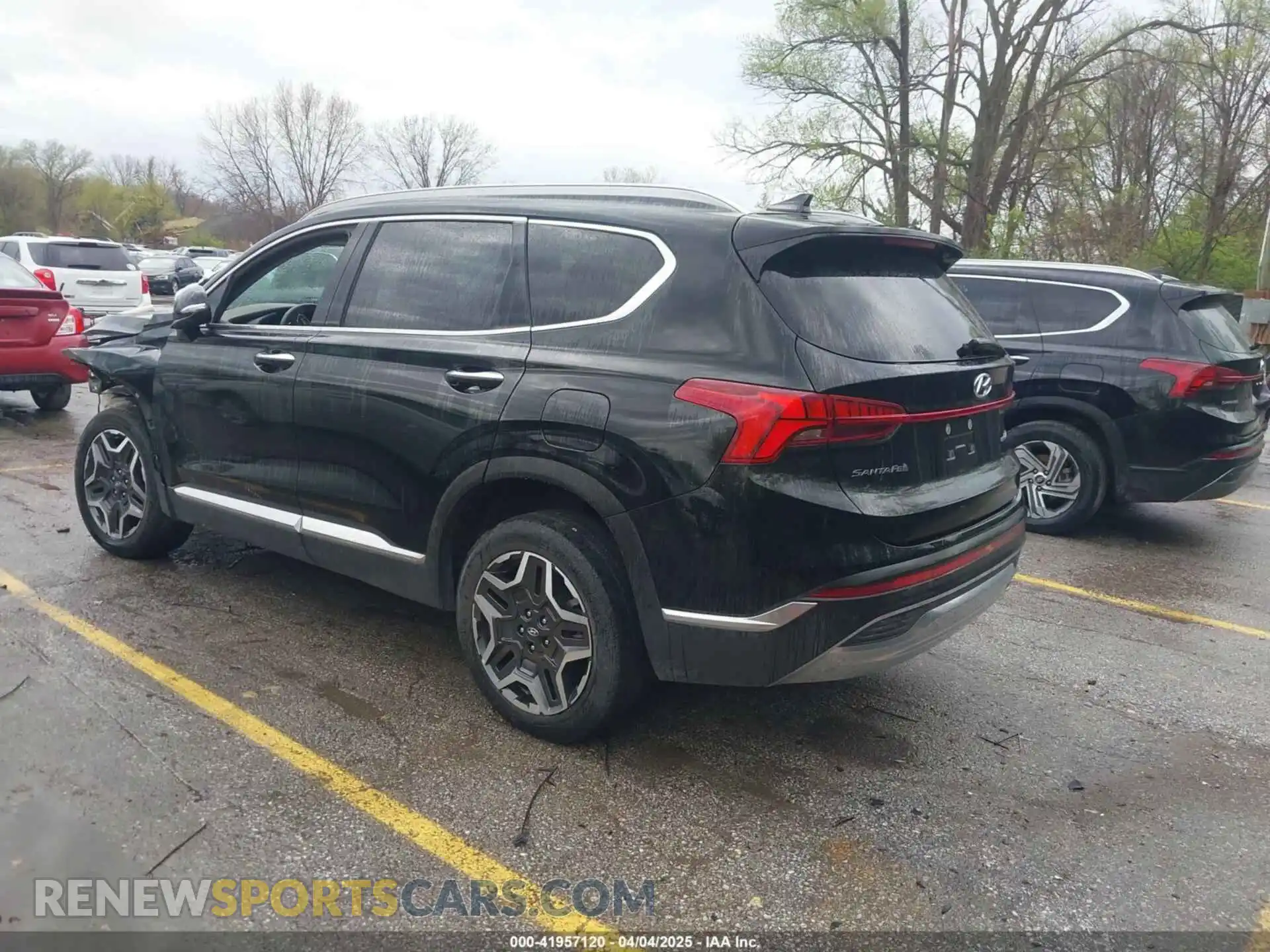 3 fotografías del automóvil dañado 5NMS4DAL4PH526476 HYUNDAI SANTA FE 2023