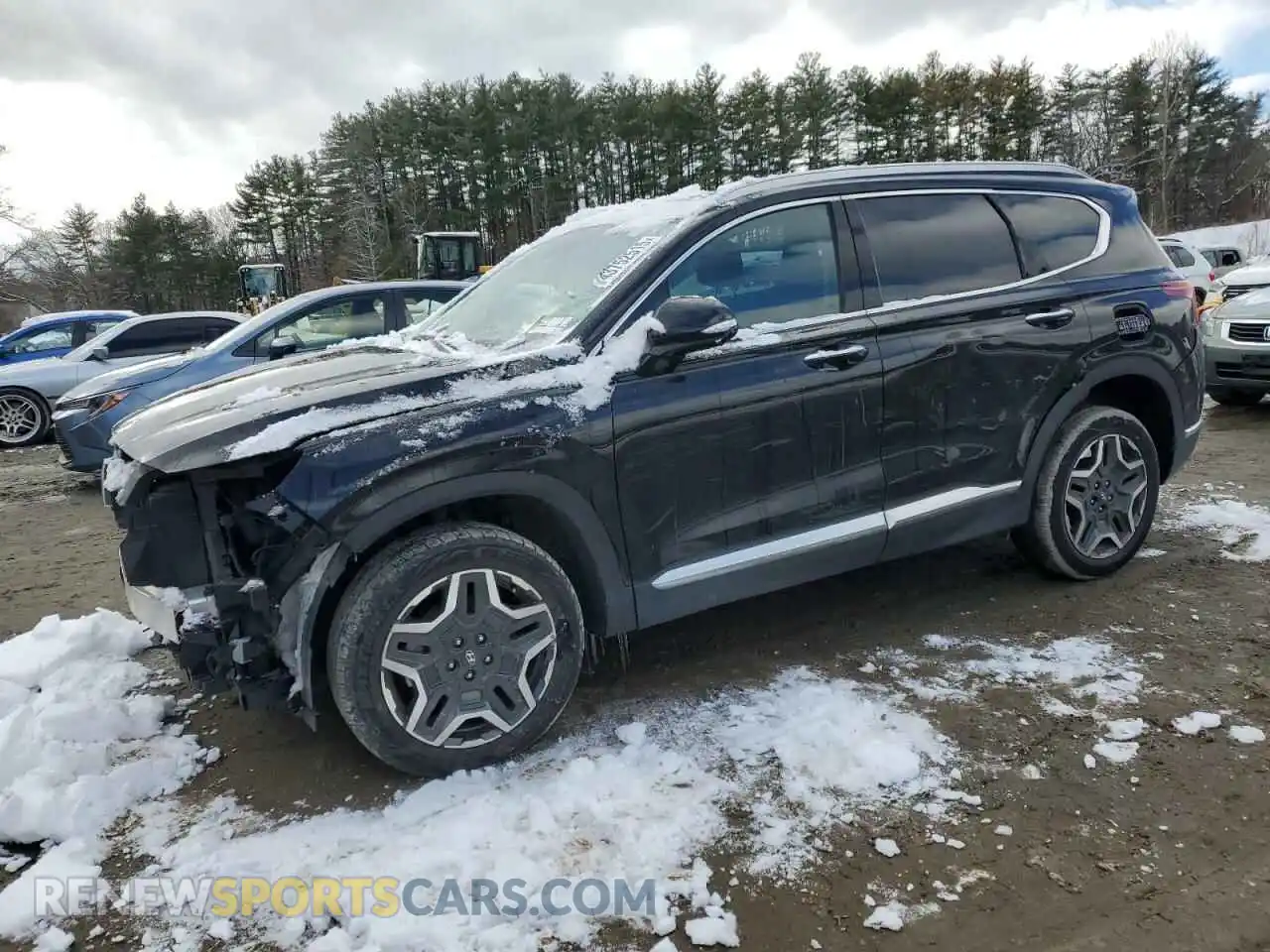 1 Photograph of a damaged car 5NMS4DAL4PH532021 HYUNDAI SANTA FE 2023