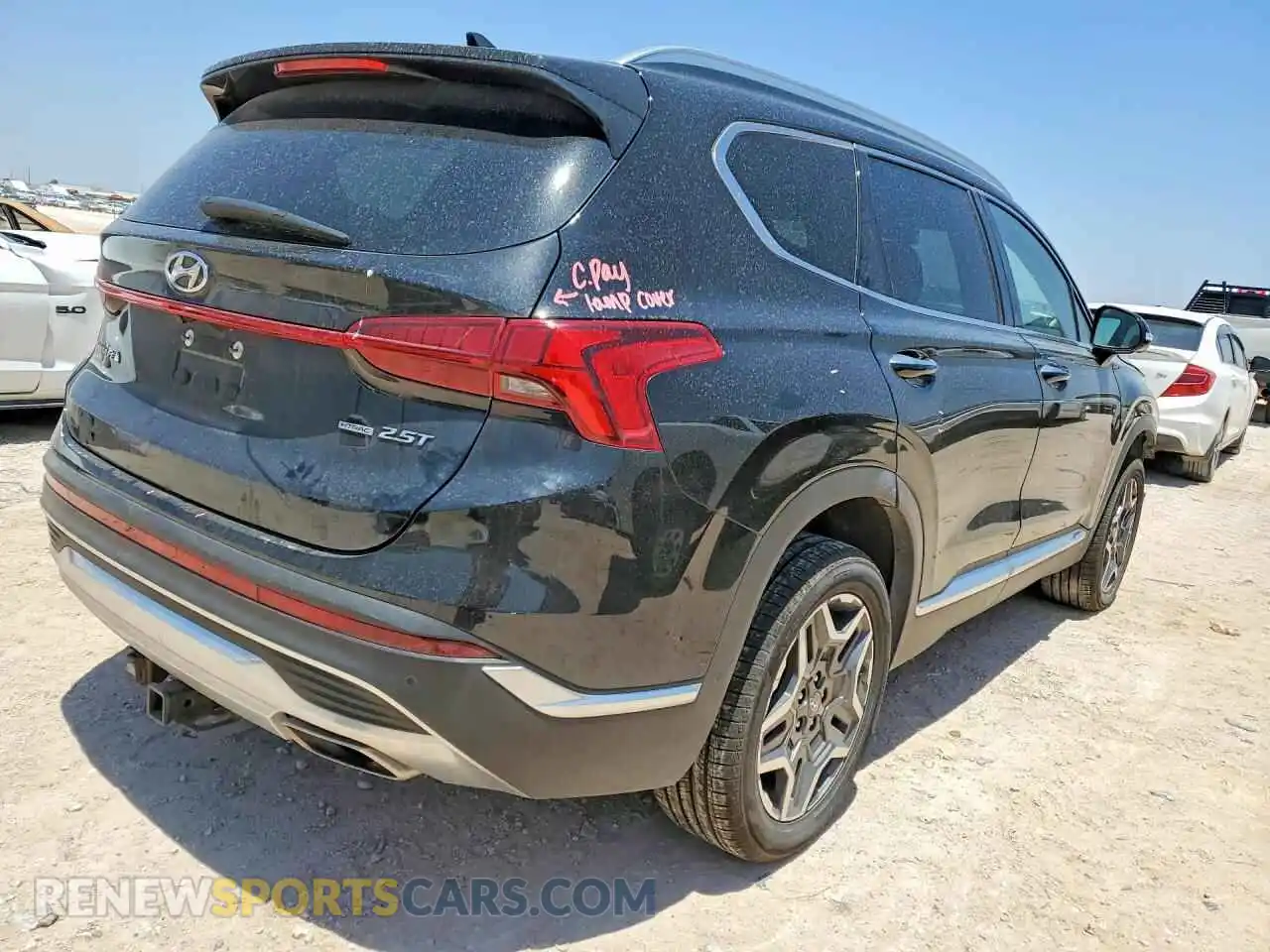 3 Фотография поврежденного автомобиля 5NMS4DAL5PH486599 HYUNDAI SANTA FE 2023