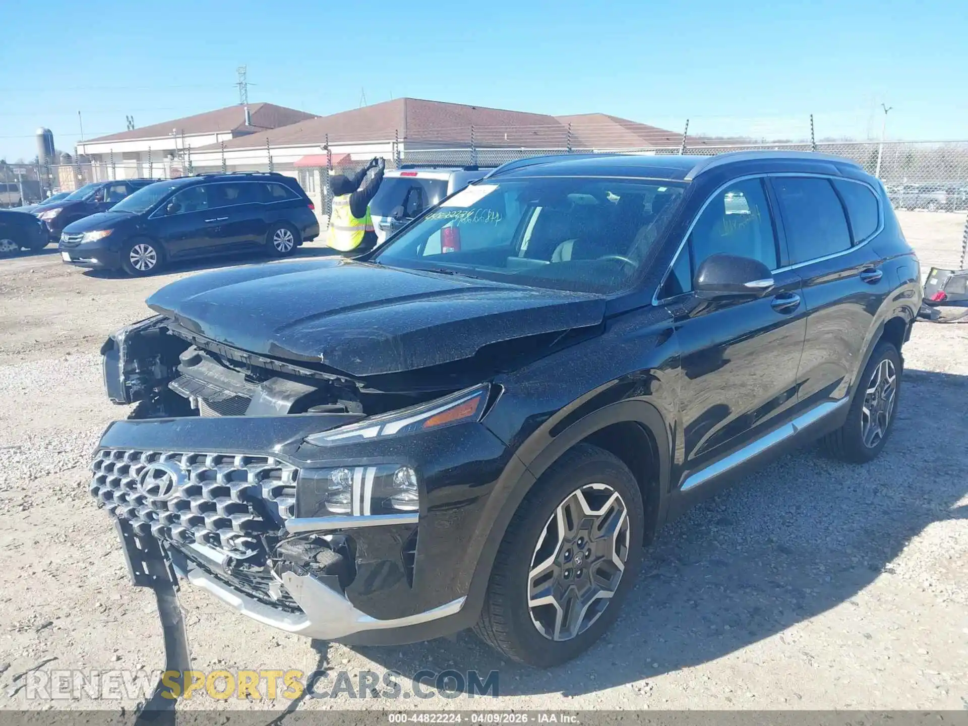 2 Photograph of a damaged car 5NMS4DAL7PH574506 HYUNDAI SANTA FE 2023