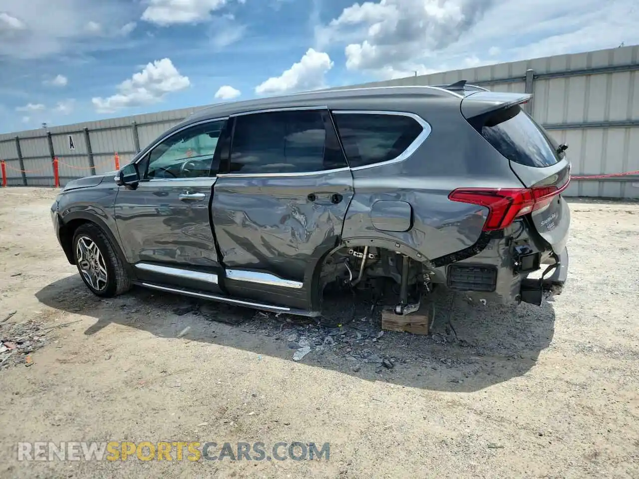 2 fotografías del automóvil dañado 5NMS4DAL8PH537786 HYUNDAI SANTA FE 2023