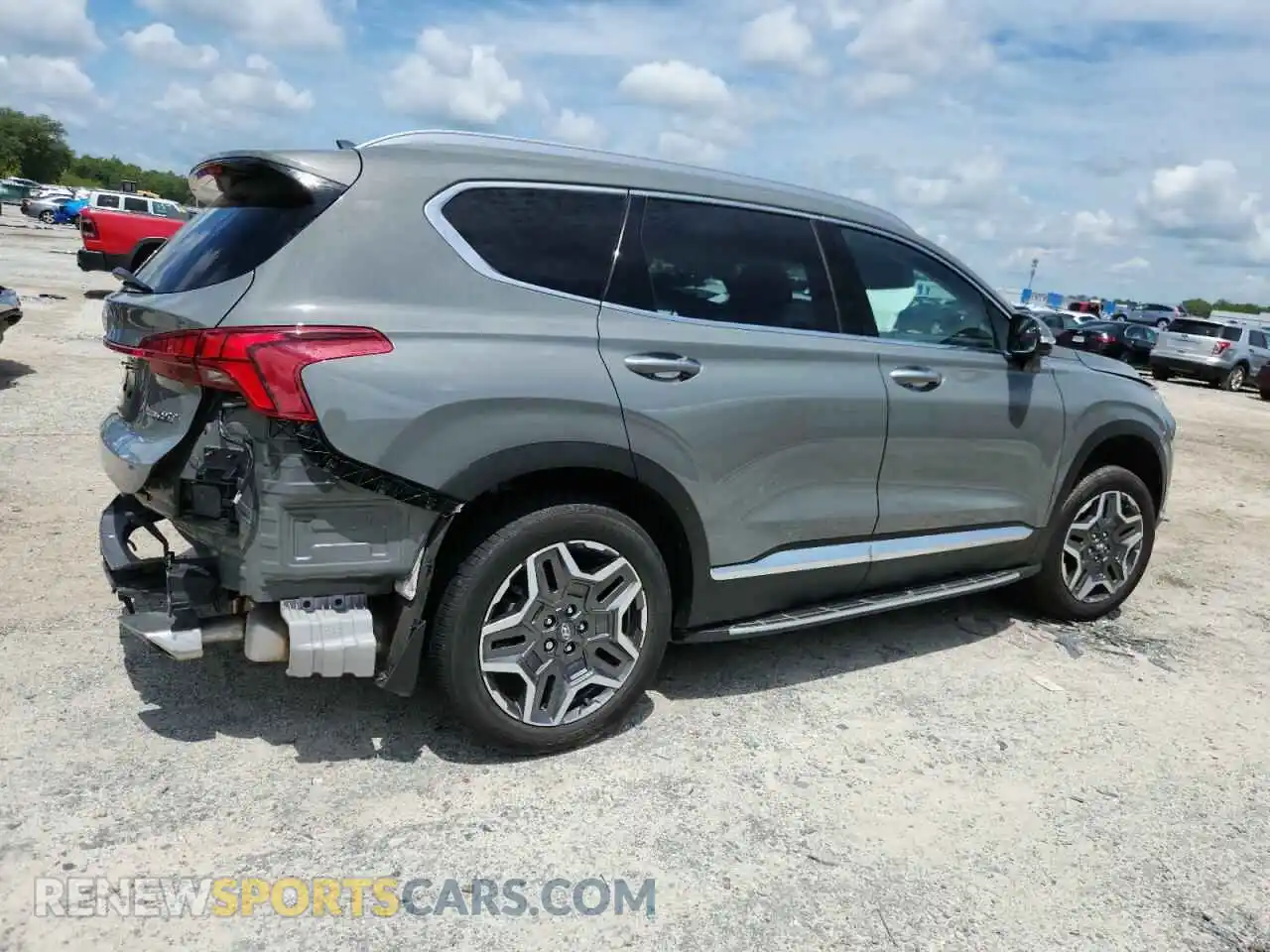 3 fotografías del automóvil dañado 5NMS4DAL8PH537786 HYUNDAI SANTA FE 2023