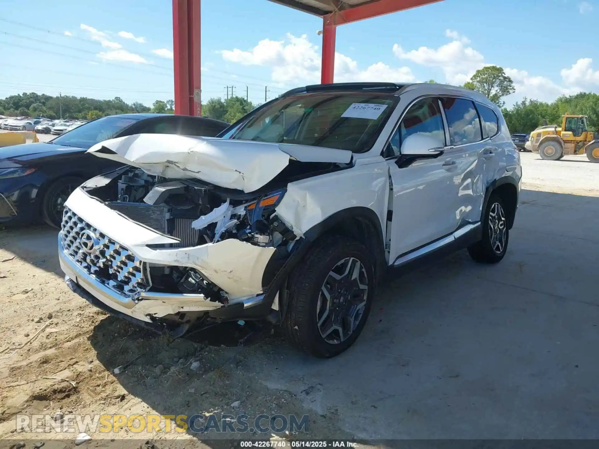 2 fotografías del automóvil dañado 5NMS4DAL8PH655580 HYUNDAI SANTA FE 2023