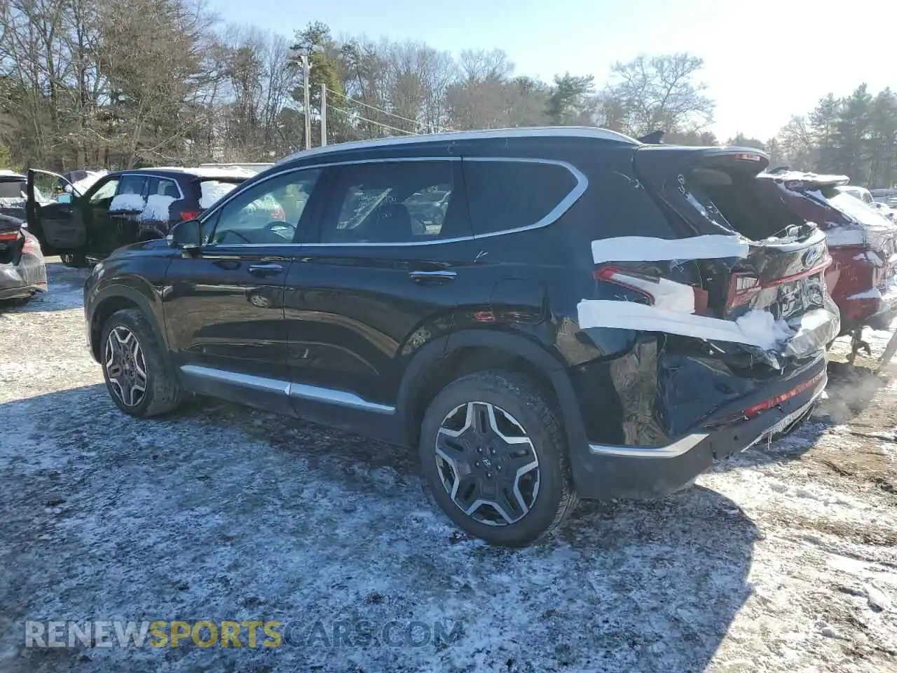 2 Photograph of a damaged car 5NMS4DALXPH530998 HYUNDAI SANTA FE 2023