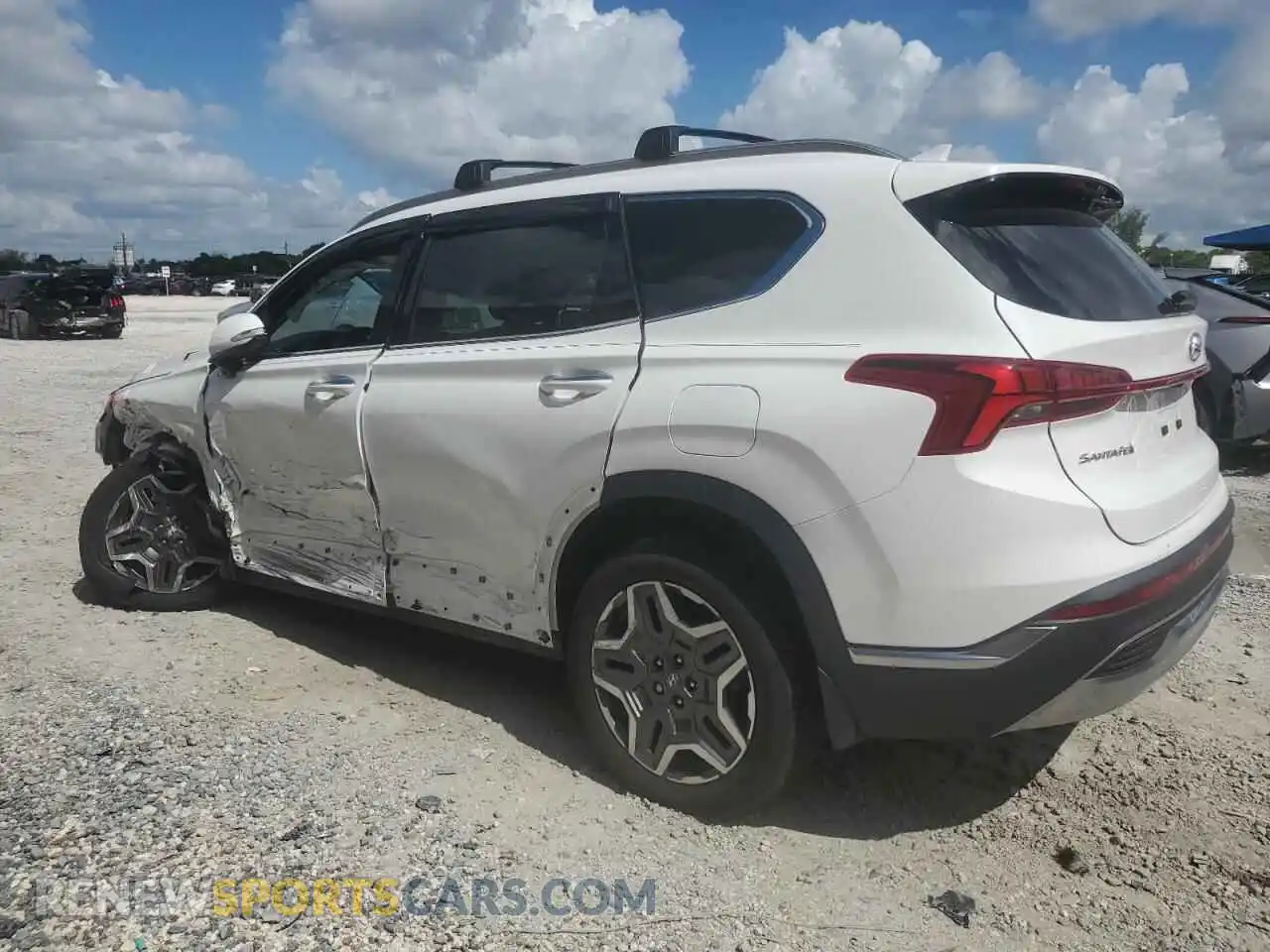 2 Photograph of a damaged car 5NMS4DALXPH573169 HYUNDAI SANTA FE 2023