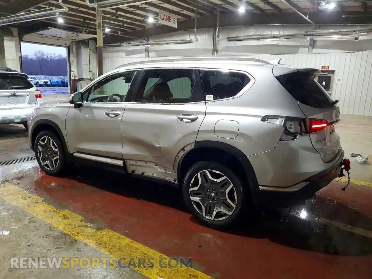 2 Photograph of a damaged car 5NMS4DALXPH588996 HYUNDAI SANTA FE 2023