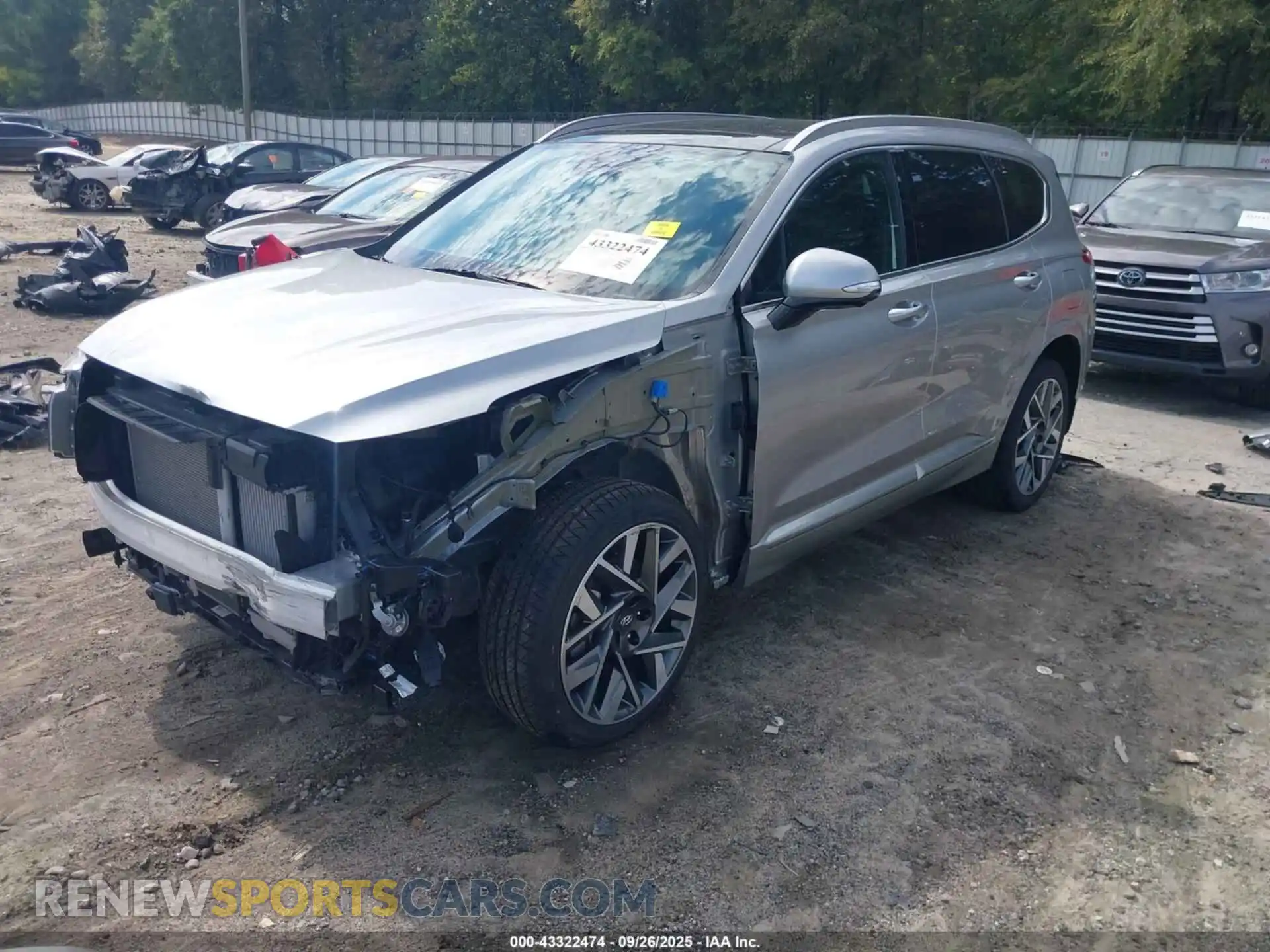 2 Photograph of a damaged car 5NMS54AL1PH603477 HYUNDAI SANTA FE 2023