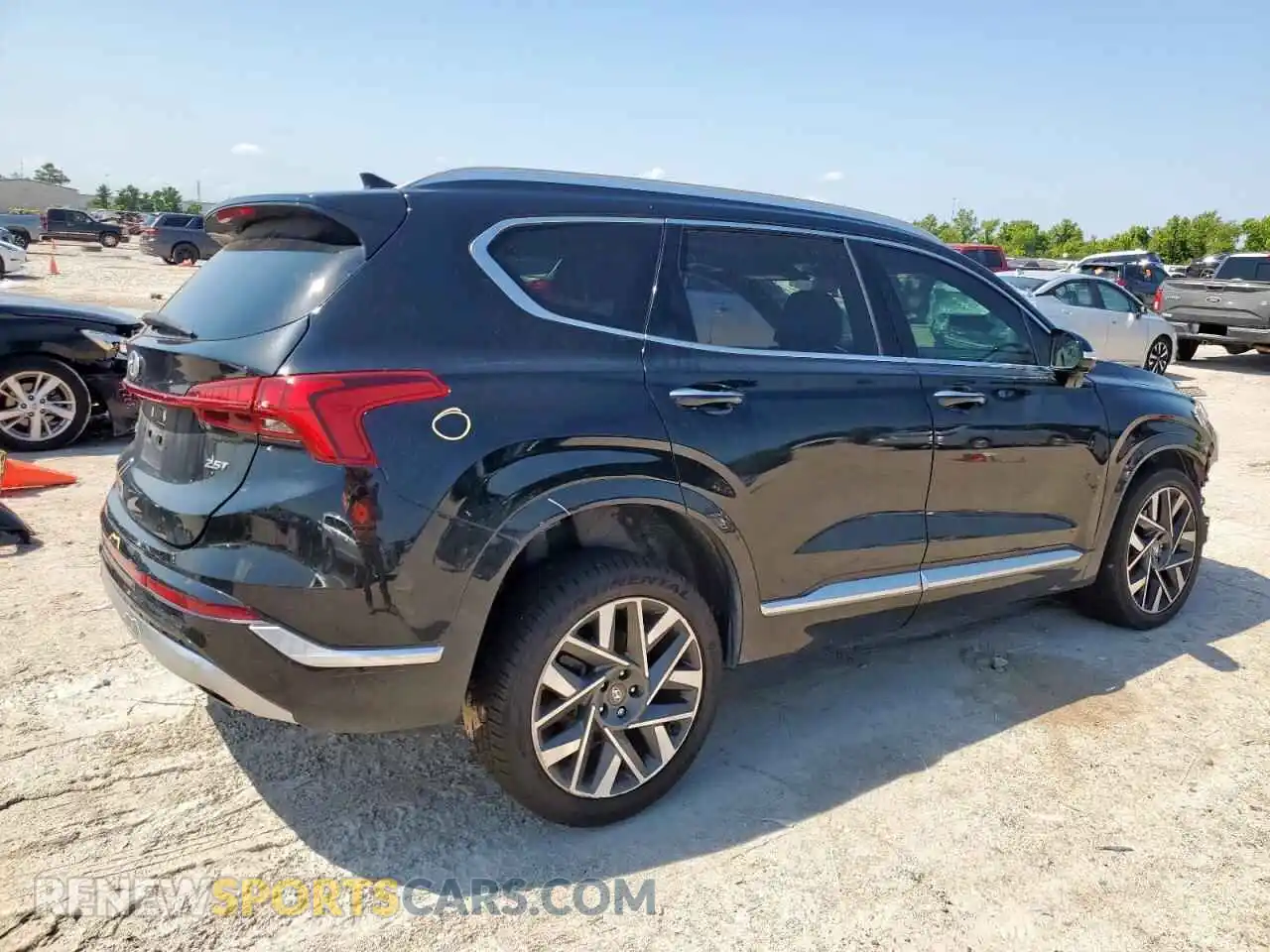 3 Фотография поврежденного автомобиля 5NMS54AL2PH484726 HYUNDAI SANTA FE 2023