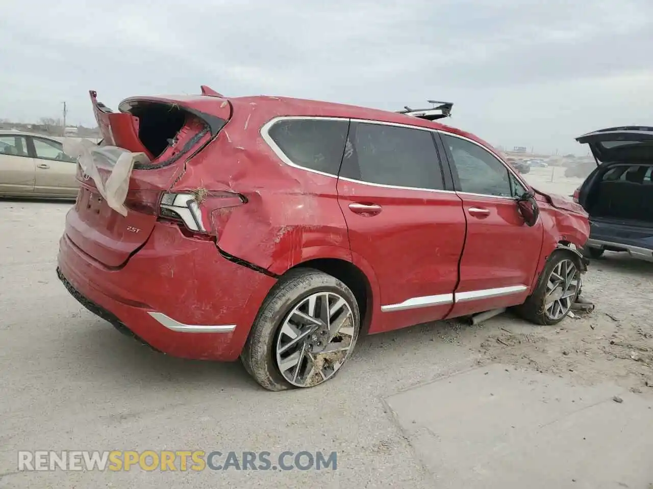 3 Photograph of a damaged car 5NMS54AL2PH495094 HYUNDAI SANTA FE 2023