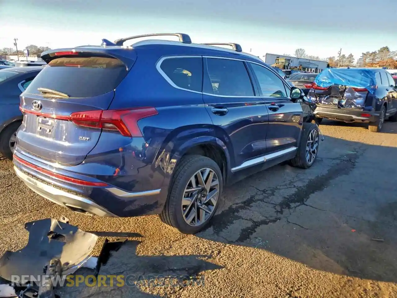 3 Photograph of a damaged car 5NMS54AL4PH597450 HYUNDAI SANTA FE 2023