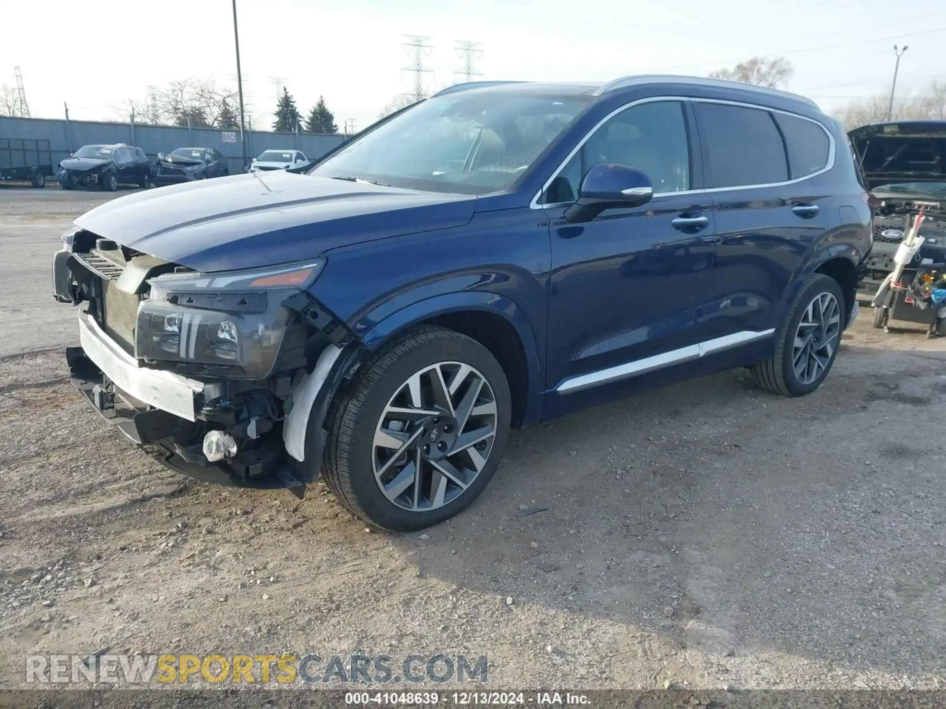 2 Photograph of a damaged car 5NMS54AL7PH517820 HYUNDAI SANTA FE 2023