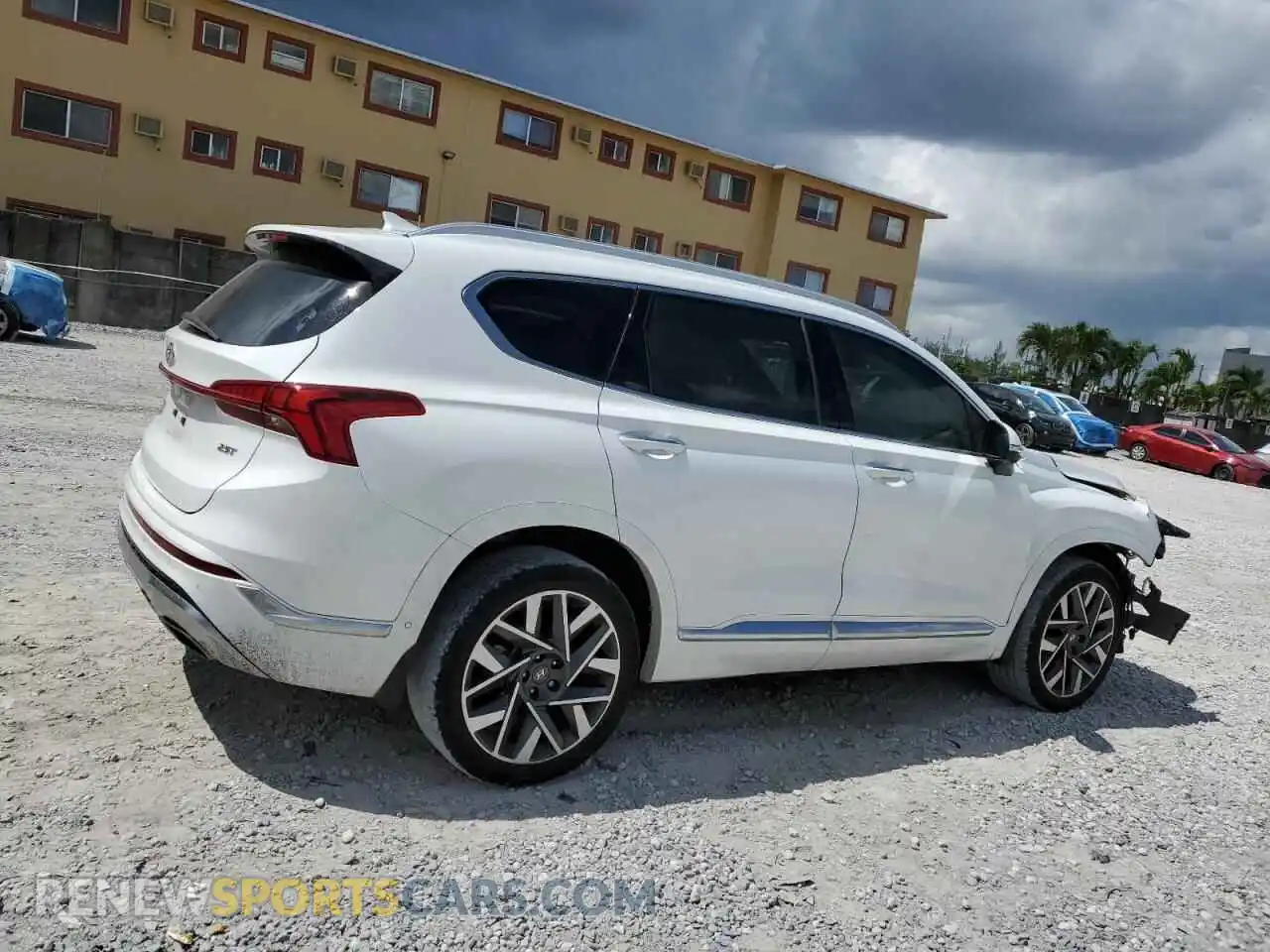 3 Photograph of a damaged car 5NMS54AL7PH539381 HYUNDAI SANTA FE 2023