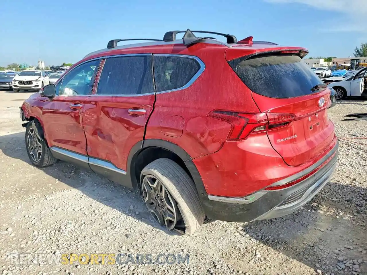 2 Фотография поврежденного автомобиля 5NMS5DA15PH005245 HYUNDAI SANTA FE 2023