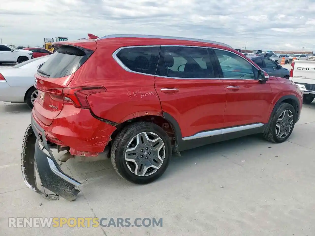 3 Photograph of a damaged car 5NMS5DA16PH007148 HYUNDAI SANTA FE 2023