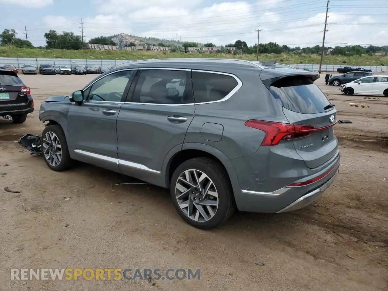 2 fotografías del automóvil dañado 5NMS5DAL0PH592665 HYUNDAI SANTA FE 2023