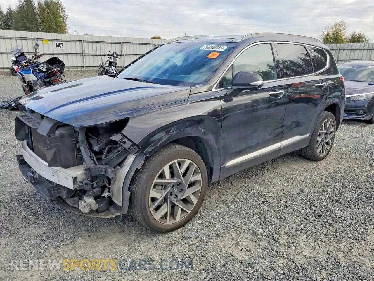 1 fotografías del automóvil dañado 5NMS5DAL1PH482255 HYUNDAI SANTA FE 2023