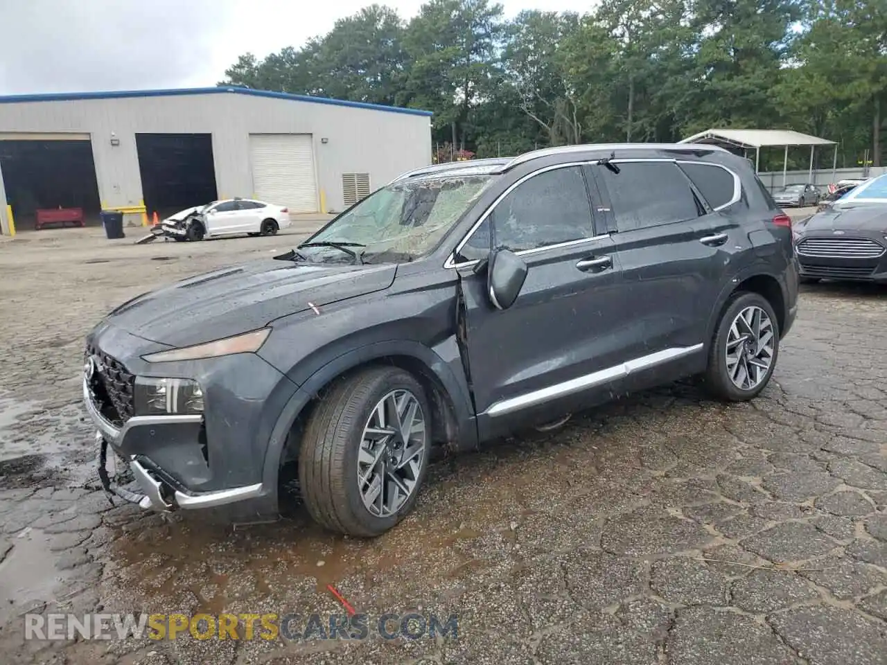 1 Photograph of a damaged car 5NMS5DAL1PH618609 HYUNDAI SANTA FE 2023
