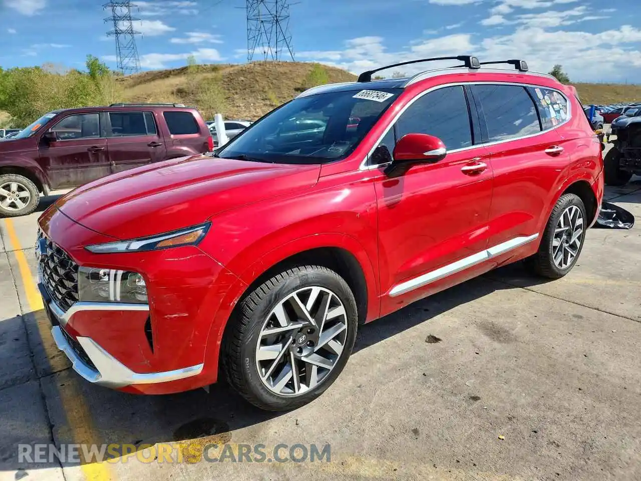 1 Photograph of a damaged car 5NMS5DAL2PH528899 HYUNDAI SANTA FE 2023