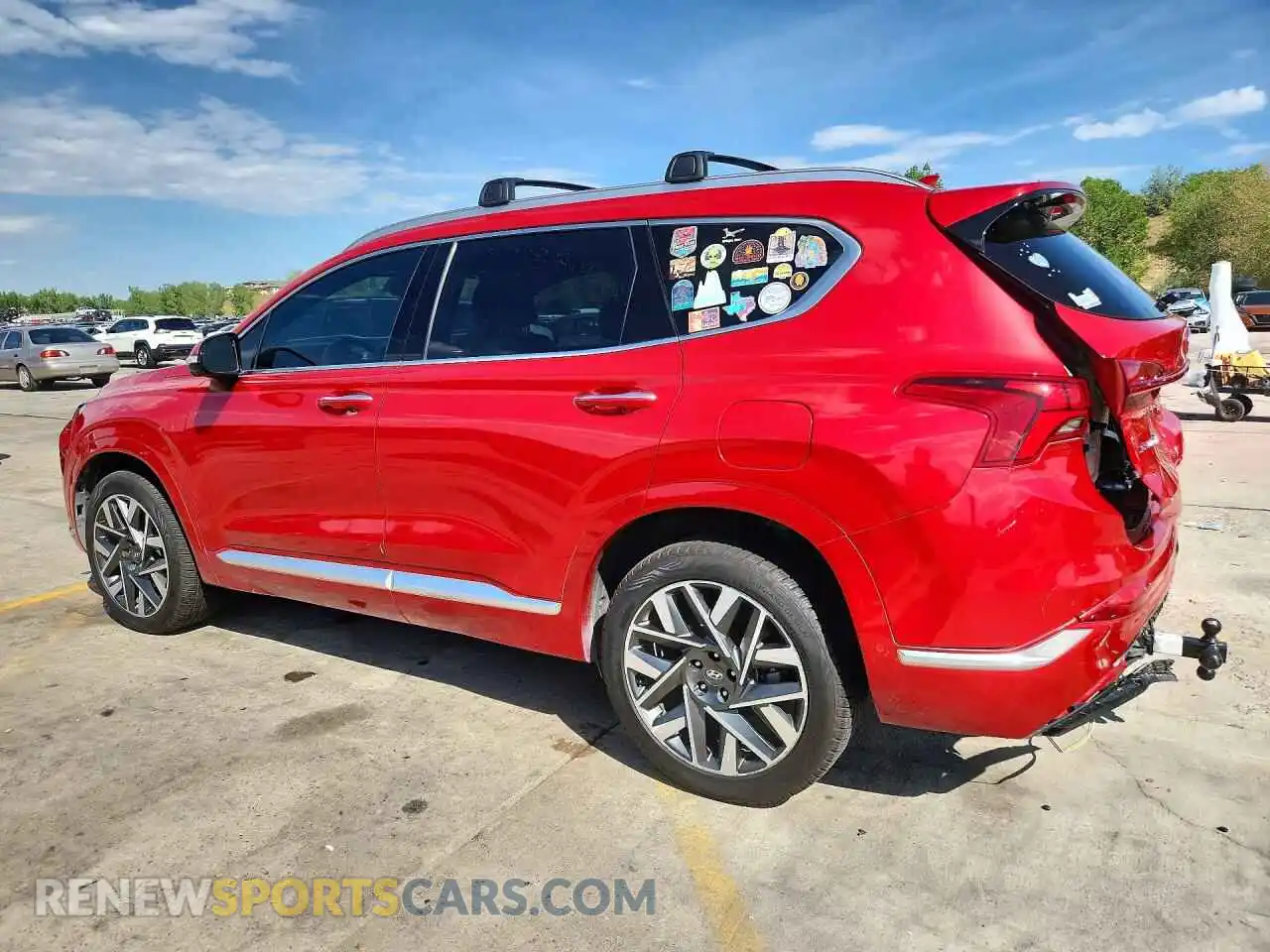 2 Photograph of a damaged car 5NMS5DAL2PH528899 HYUNDAI SANTA FE 2023