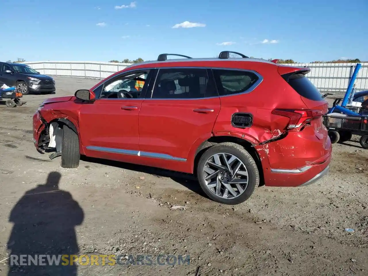 2 Photograph of a damaged car 5NMS5DAL3PH493709 HYUNDAI SANTA FE 2023