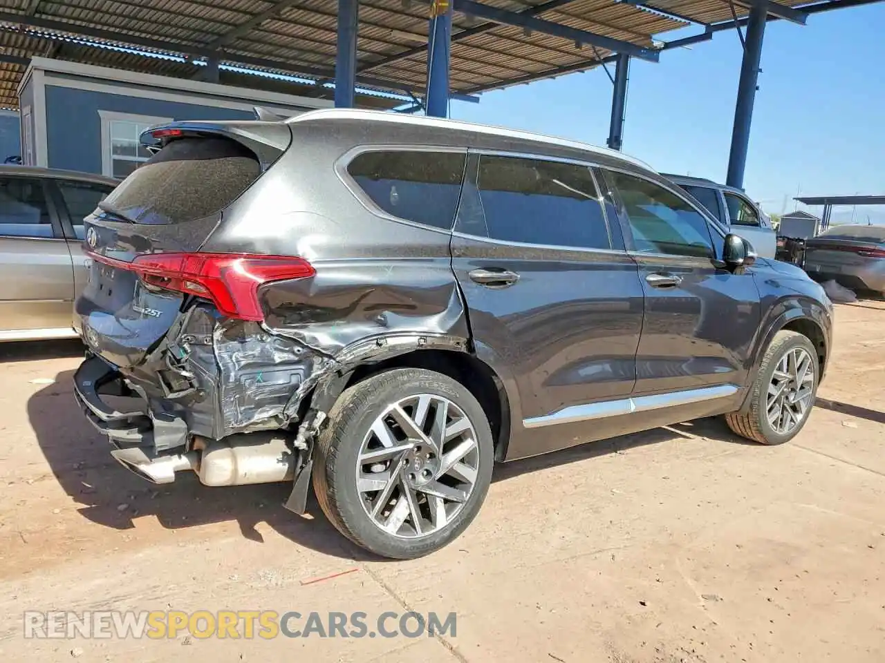 3 Photograph of a damaged car 5NMS5DAL5PH487846 HYUNDAI SANTA FE 2023